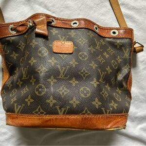 Louis Vuitton Monogram Canvas with Brown Leather
